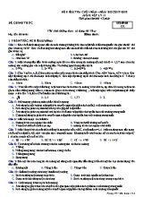Đề kiểm tra cuối năm môn Vật lý Lớp 11 - Mã đề 132 - Năm học 2017-2018 (Có đáp án)